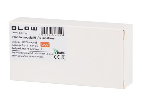 72-094# Pilot do modułu rf 6 kanałowy