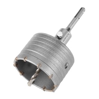 Otwornica widiowa 85 mm z adapterem SDS+ oraz wiertłem pilotującym