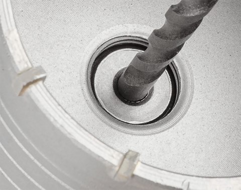 Otwornica widiowa 85 mm z adapterem SDS+ oraz wiertłem pilotującym