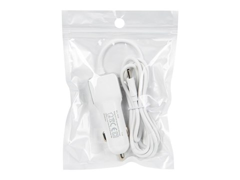 75-729# Ładowarka samochodowa kabel usb-c +gniazdo usb-a 5v 2.1a 12v-24v d21c