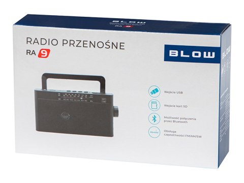 77-539# Radio przenośne analogowe am/fm blow ra9"