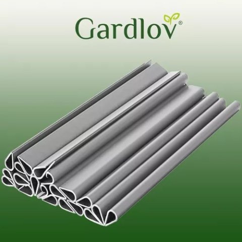 Klipsy do taśmy ogrodzeniowej - szare 23710