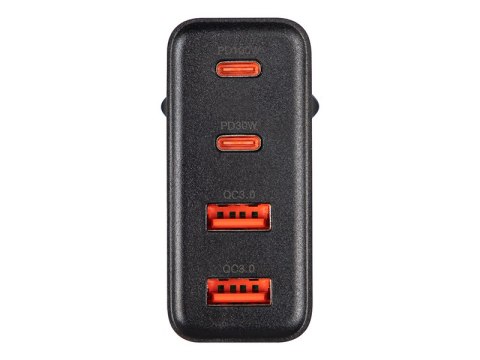 76-028# Ładowarka sieciowa gniazdo usbx2 + usb-cx2 qc+pd 100w