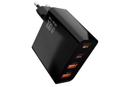 76-028# Ładowarka sieciowa gniazdo usbx2 + usb-cx2 qc+pd 100w