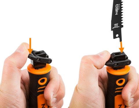 Uchwyt do brzeszczotów, uniwersalny, zestaw 4 + 1