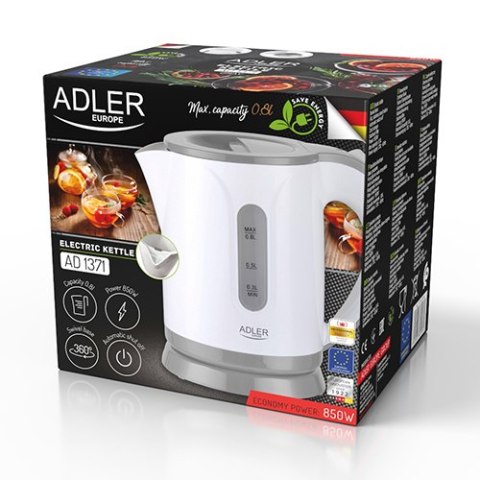 AD 1371 grey Czajnik plastikowy 0,8 l