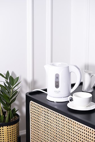 AD 1371 white Czajnik plastikowy 0,8 l