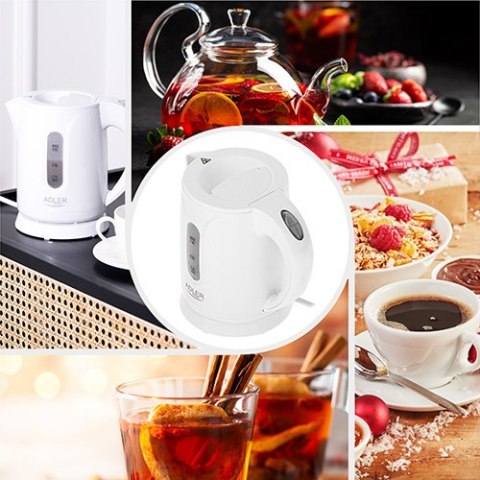 AD 1371 white Czajnik plastikowy 0,8 l