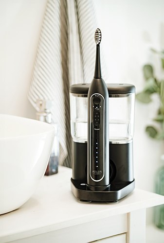 AD 2180 black Szczoteczka soniczna z irygatorem 2 w 1