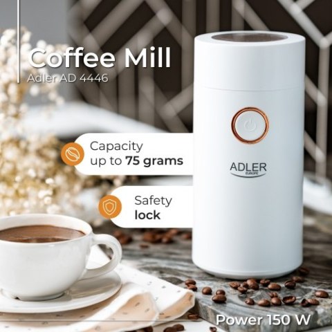 AD 4446 white gold Młynek do kawy