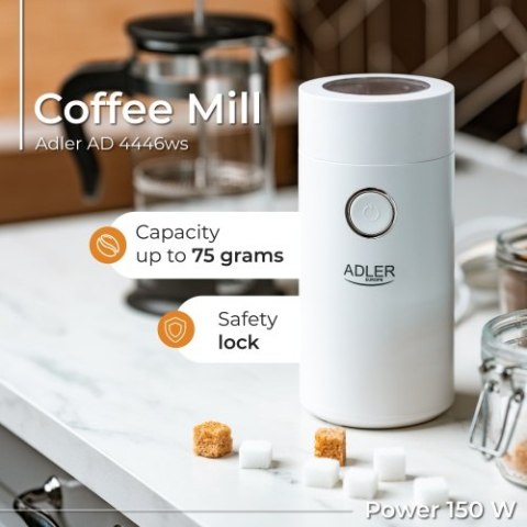 AD 4446 white silver Młynek do kawy