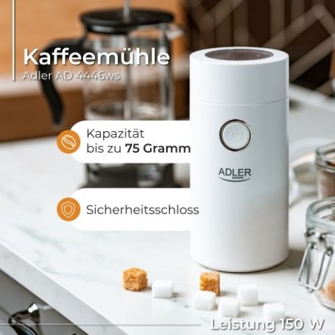 AD 4446 white silver Młynek do kawy