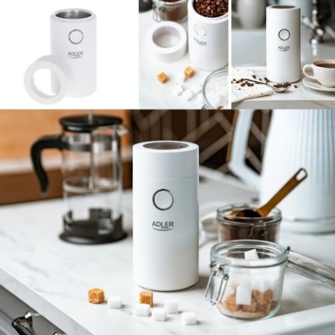 AD 4446 white silver Młynek do kawy