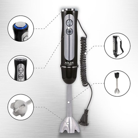 AD 4625 black Blender ręczny