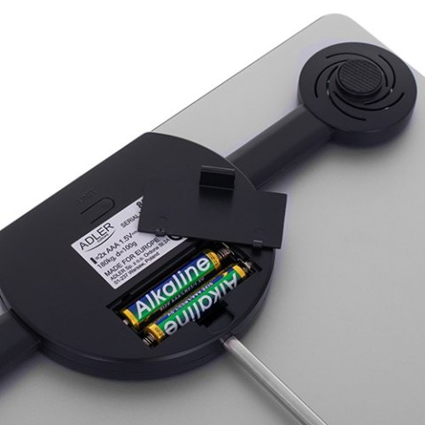 AD 8174 silver Waga łazienkowa - led