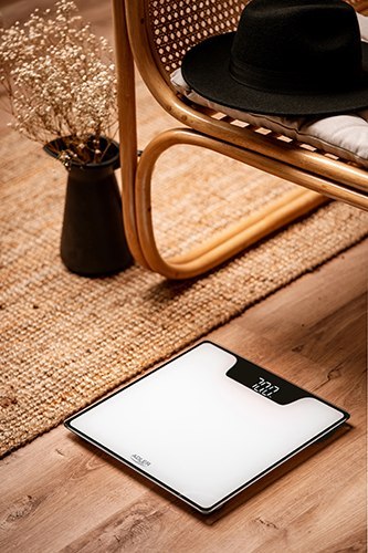 AD 8174 white Waga łazienkowa - led