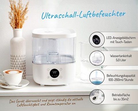 CR 7973 white Nawilżacz ultradźwiękowy