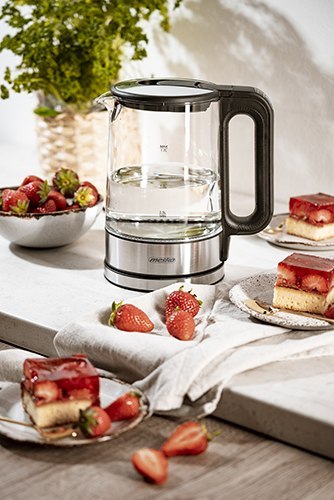 MS 1301 black Czajnik szklany 1,7 l z regulacją temp.