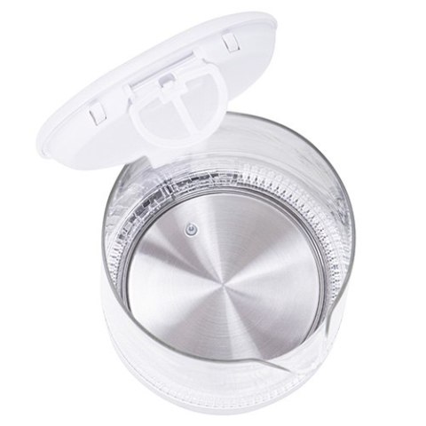 MS 1301 white Czajnik szklany 1,7 l z regulacją temp.