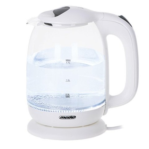 MS 1302 white Czajnik szklany 1,7 l