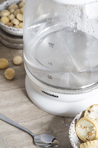 MS 1302 white Czajnik szklany 1,7 l