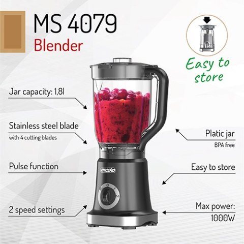 MS 4079 black Blender kielichowy