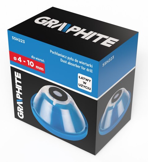 Pochłaniacz pyłu do wiertarki 4 - 10 mm