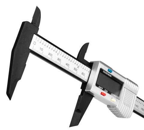 Suwmiarka cyfrowa 150 mm, kompozyt z włókna węglowego