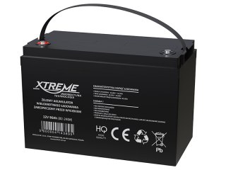 82-240# Akumulator żelowy 12v 90ah xtreme 215x170x330mm