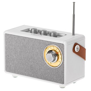 CR 1902 White Radio fm z bluetooth - usb-c