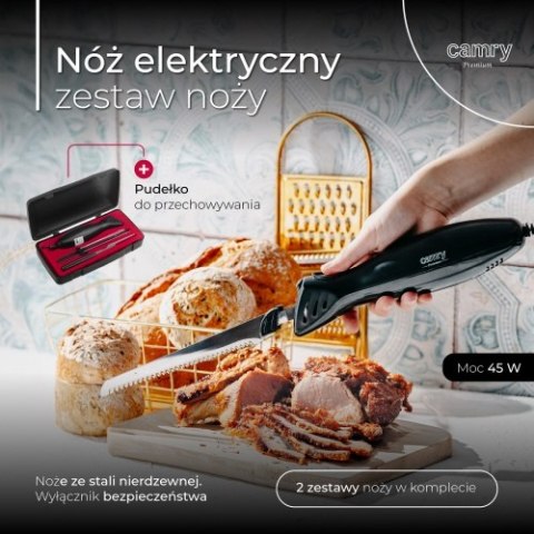 CR 4513 Nóż elektryczny - zestaw noży