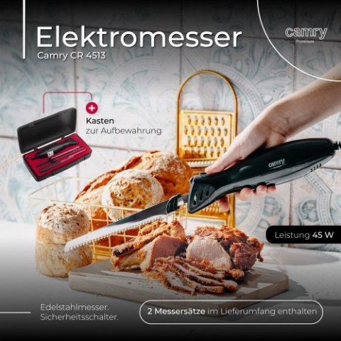 CR 4513 Nóż elektryczny - zestaw noży