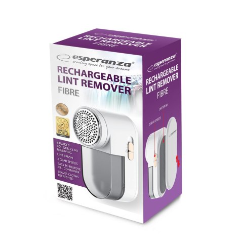 ECS010 Esperanza golarka do ubrań akumulatorowa fibre