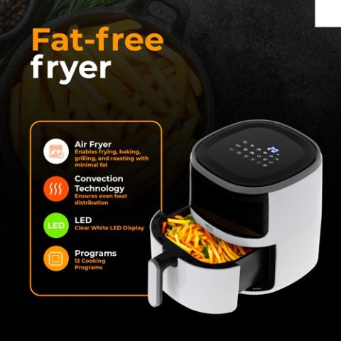 CR 6313 Frytkownica beztłuszczowa - 12 programów 5,0 l - airfryer