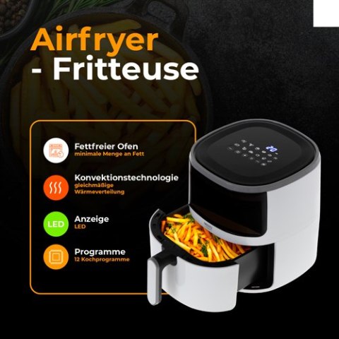 CR 6313 Frytkownica beztłuszczowa - 12 programów 5,0 l - airfryer