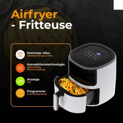 CR 6313 Frytkownica beztłuszczowa - 12 programów 5,0 l - airfryer