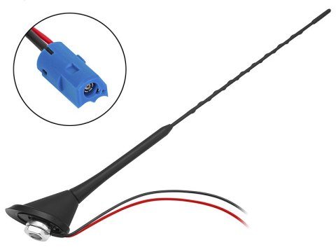 22-669# Antena samochodowa do opel astra h vectra maszt 40 cm