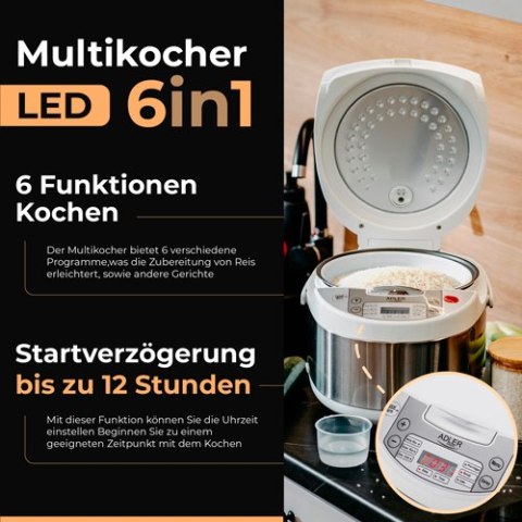 AD 6420 Multi-cooker 6 in 1 - 3,25 l