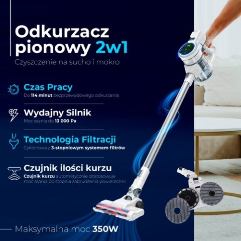 AD 7064 Odkurzacz pionowy 2w1 do czyszczenia na sucho i na mokro do podłóg twardych