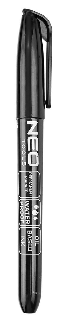 Marker budowlany, czarny, permanentny, wodoodporny, olejowy, wielokrotność 30 szt.