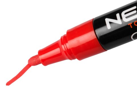 Marker budowlany gruby, 4 kolory, permanentny, wodoodporny, lakierowy, aluminiowy, 4 szt.