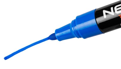 Marker budowlany gruby, 4 kolory, permanentny, wodoodporny, lakierowy, aluminiowy, 4 szt.