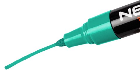 Marker budowlany gruby, 4 kolory, permanentny, wodoodporny, lakierowy, aluminiowy, 4 szt.