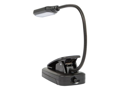 44-162# Lampka biurkowa led lb-18 z klipsem czarna"