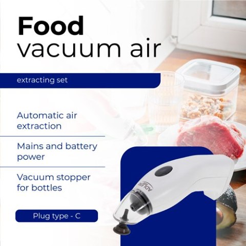 AD 4514 Pompka do pakowania próżniowego + zestaw do próżniowego pakowania