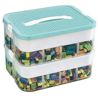 DA326A Pudełko pojemnik na klocki 2 warstwy