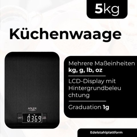 AD 3183 black Waga kuchenna - 5kg
