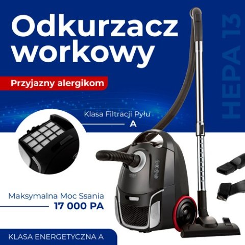 AD 7054 Odkurzacz workowy przyjazny alergikom - hepa 13