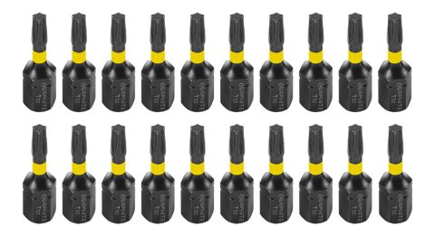 Bity udarowe TX10 x 25 mm, 20 szt.