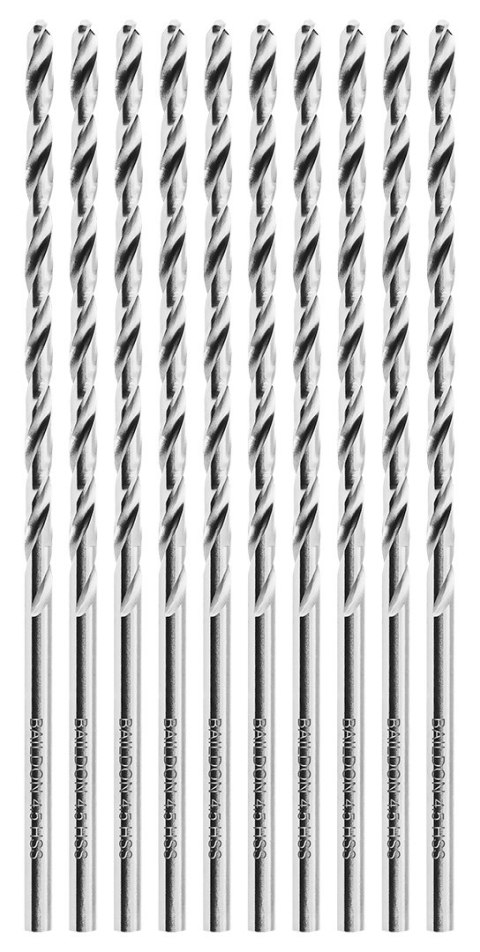 Wiertła do metalu Baildon BASIC DIN 340 RN NWKb 4,5 mm, HSS (S), 126-82 mm, wielokrotność 10